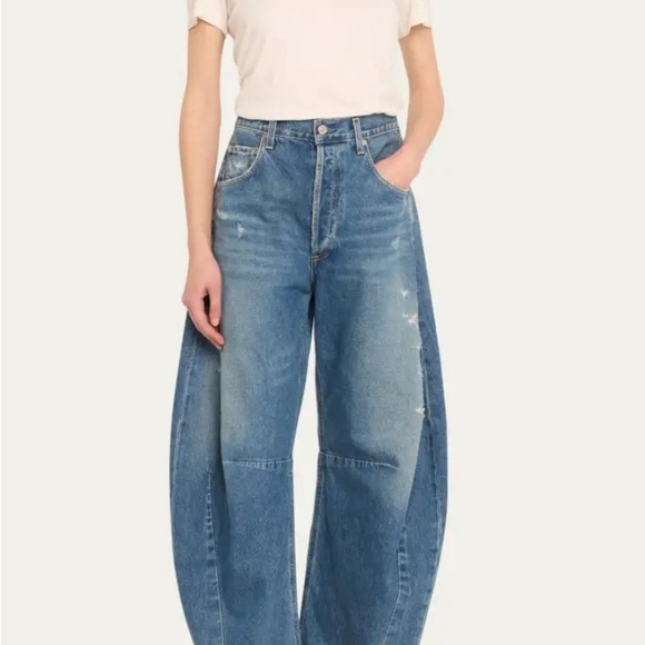 CITIZENS OF HUMANITY Horseshoe Frayed Jeans Size 29 - Picture 4 of 14